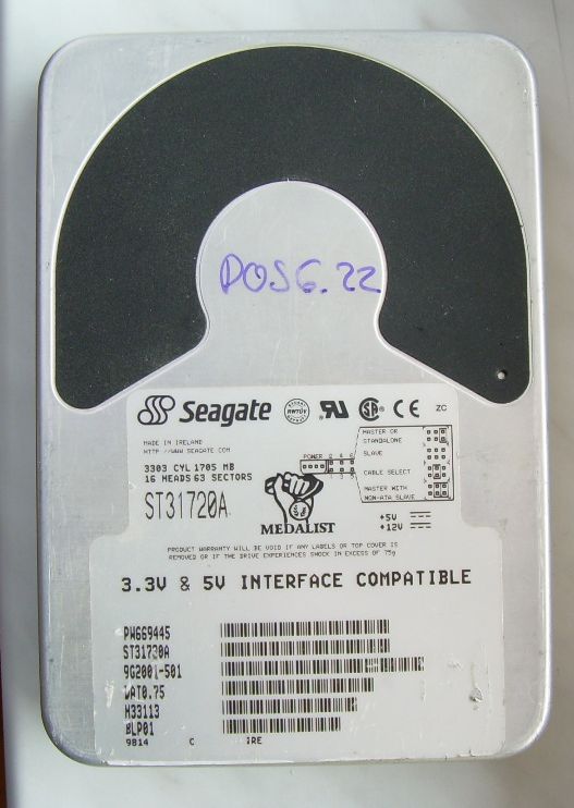 Seagate ST31720A front